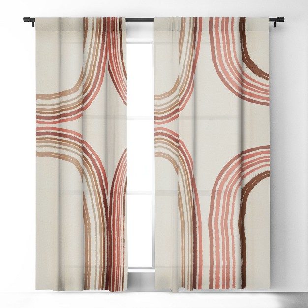 1pc Blackout Window Curtain Panel Deny Designs