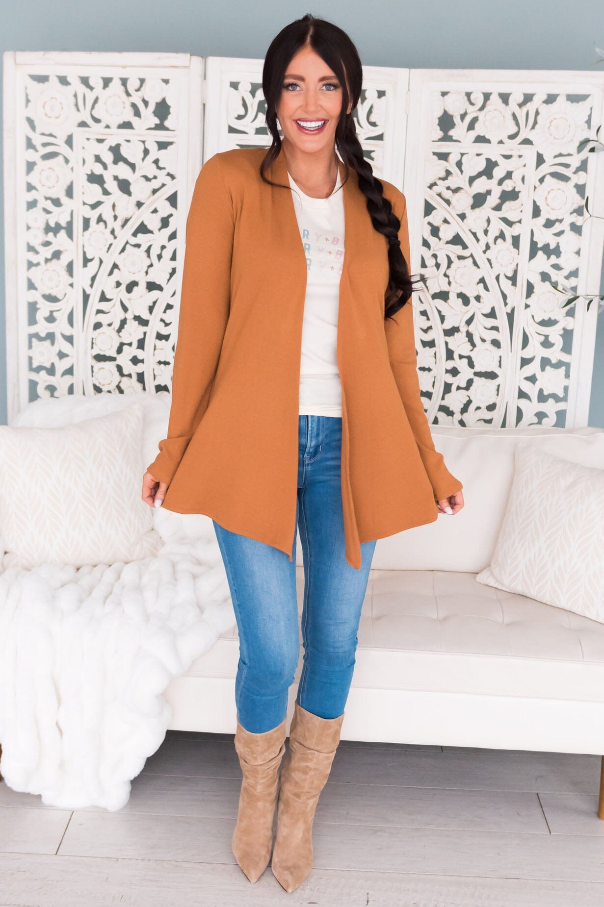 New Statements Modest Sweater Cardigan