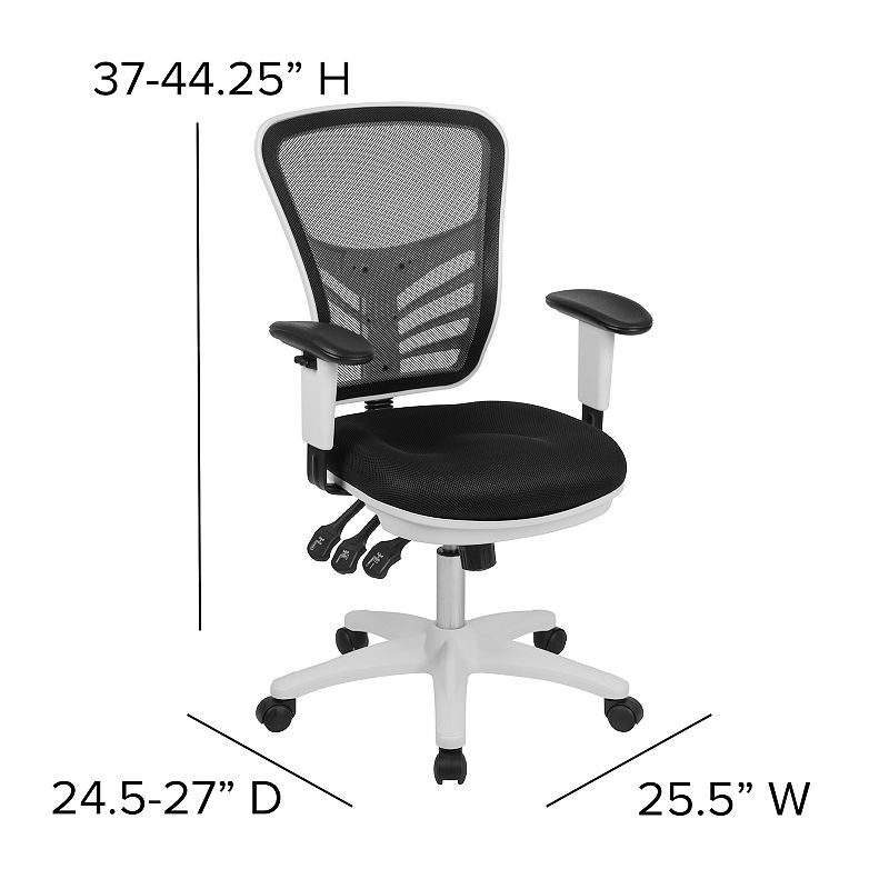 Flash Furniture Mid-Back Mesh Executive Swivel Ergonomic Desk Chair