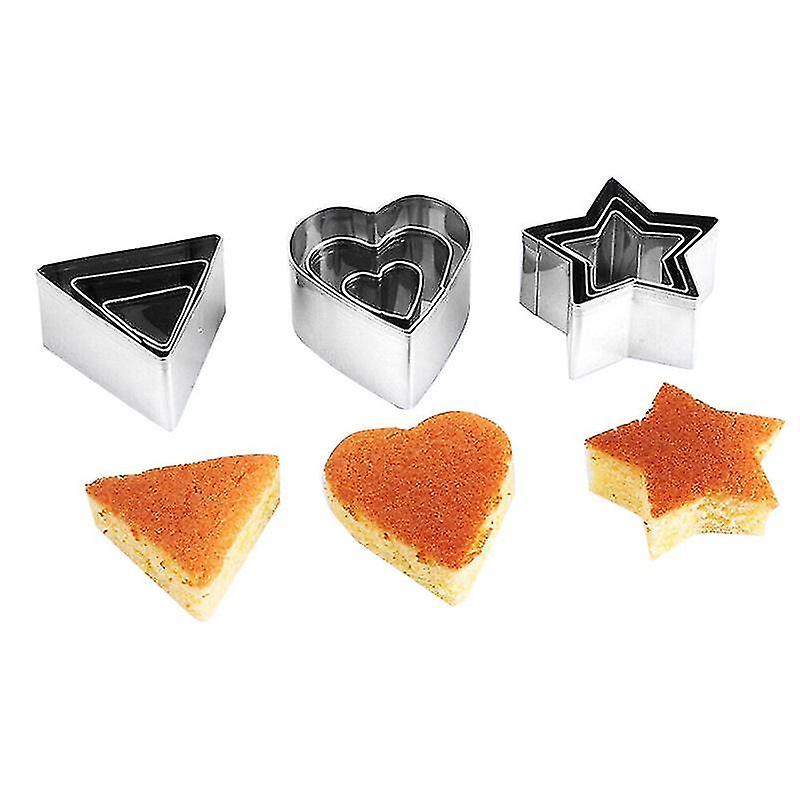 24pcs Multiple Shape Stainless Steel Food Cookie Cutter Set Baking Pastry Tools