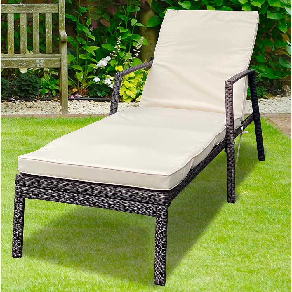 Outdoor Patio Lounge Chairs Rattan Wicker Patio Chaise Lounges Chair