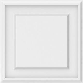 Ekena Millwork 58 in. x 16 in. x 16 in. Legacy Raised Panel White PVC Decorative Wall Panel WALP16X16X062LEG