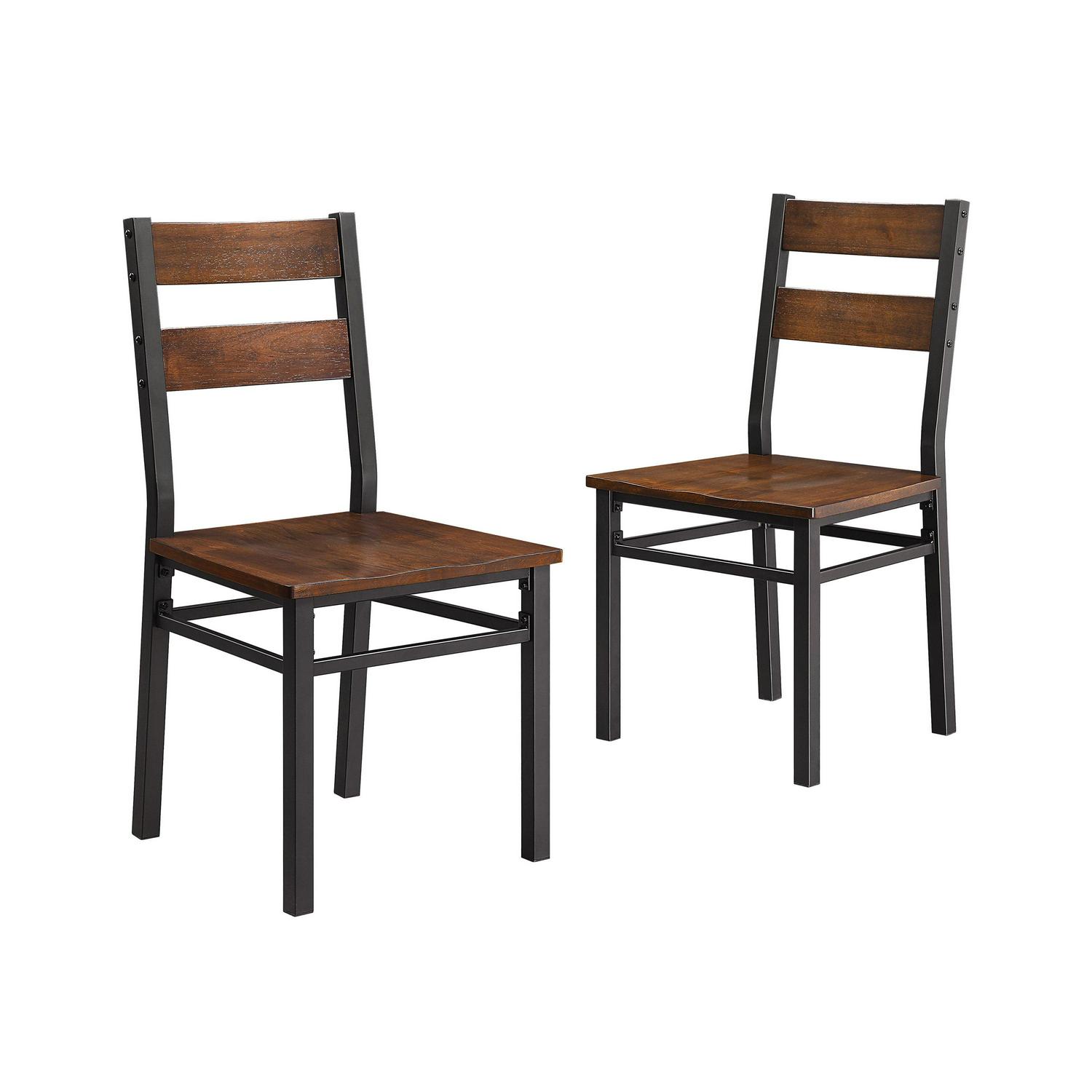 Better Homes and Gardens Austen Dining Chairs， 2-Pack， Vintage Oak