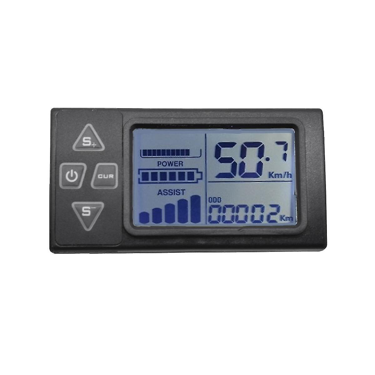 24v/36v/48v S861 Lcd Ebike Display Dashboard For Electric Bike Bldc Controller Control Panel(6pin)