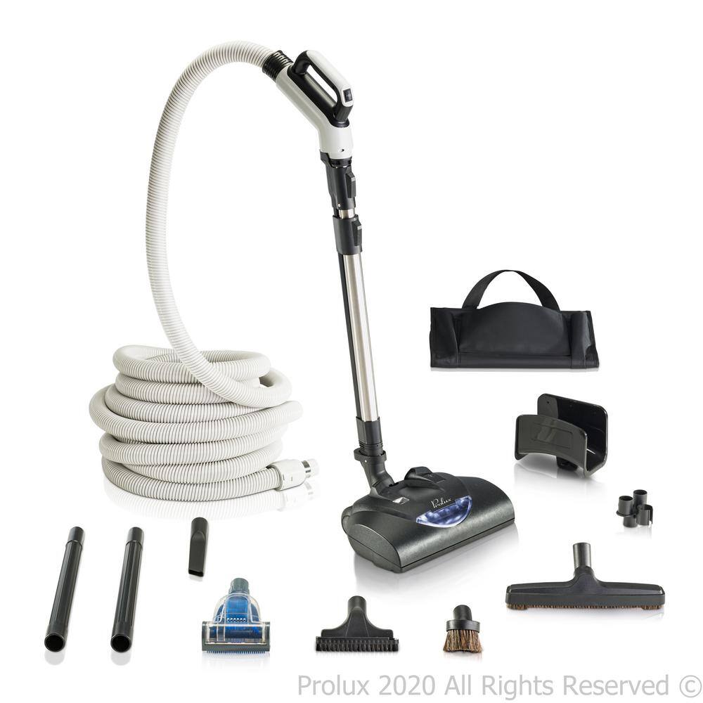 Prolux Premium 35 ft. Universal Central Vacuum Hose Kit with Wessel Werk Power Nozzle pl35