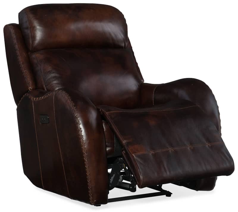 Hooker Furniture Living Room Chambers Power Recliner With Power Headrest