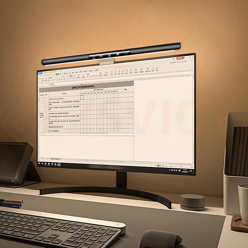 Tuya Smart Wifi Screen Light Bar Computer Display Hanging Light For Game Rgb Dimmable Smart Home Screen Led Lamp For Work Study