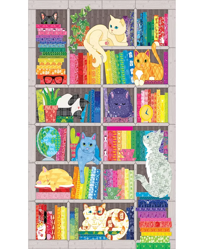 Cobble Hill Rainbow Cat Quilt Puzzle