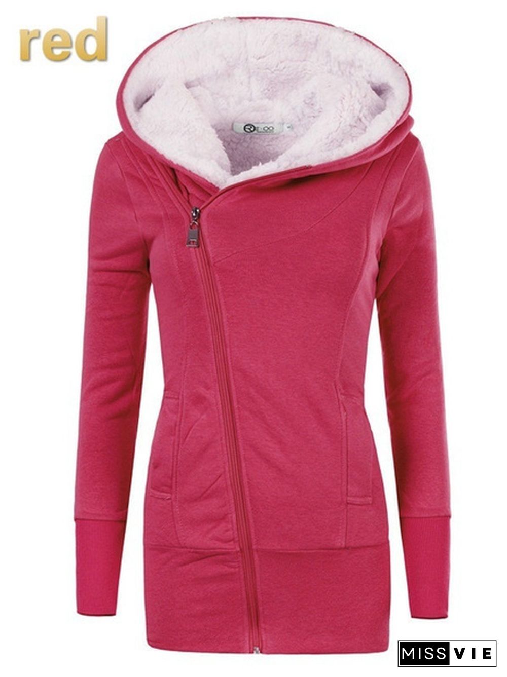 Womens Cotton Sport Hoody Hoodie Sweater Lady's Hooded Pullover Sweatshirt Jumper Coat Jacket