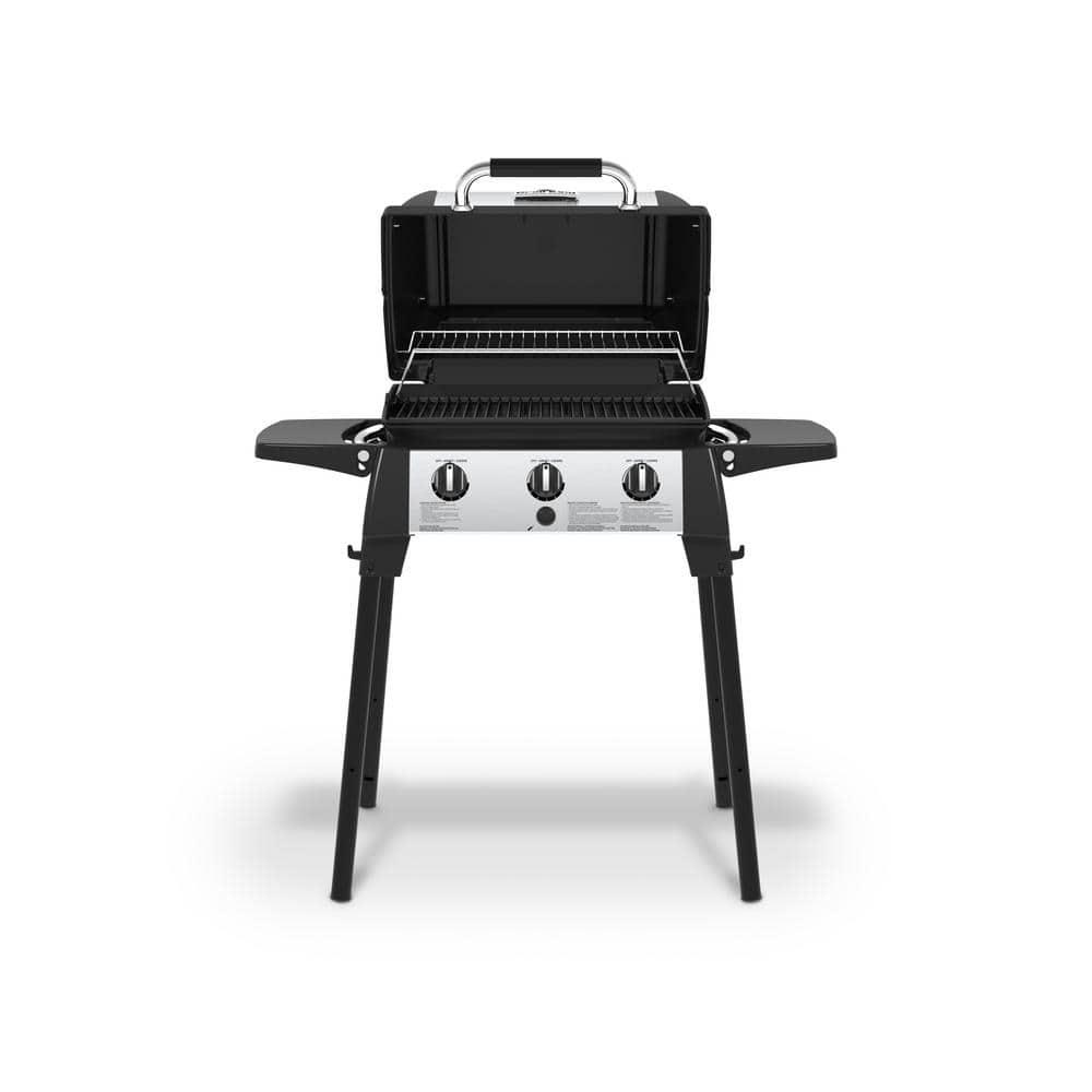 Broil King PortaChef 320 Portable Propane Grill in Stainless Steel and Black