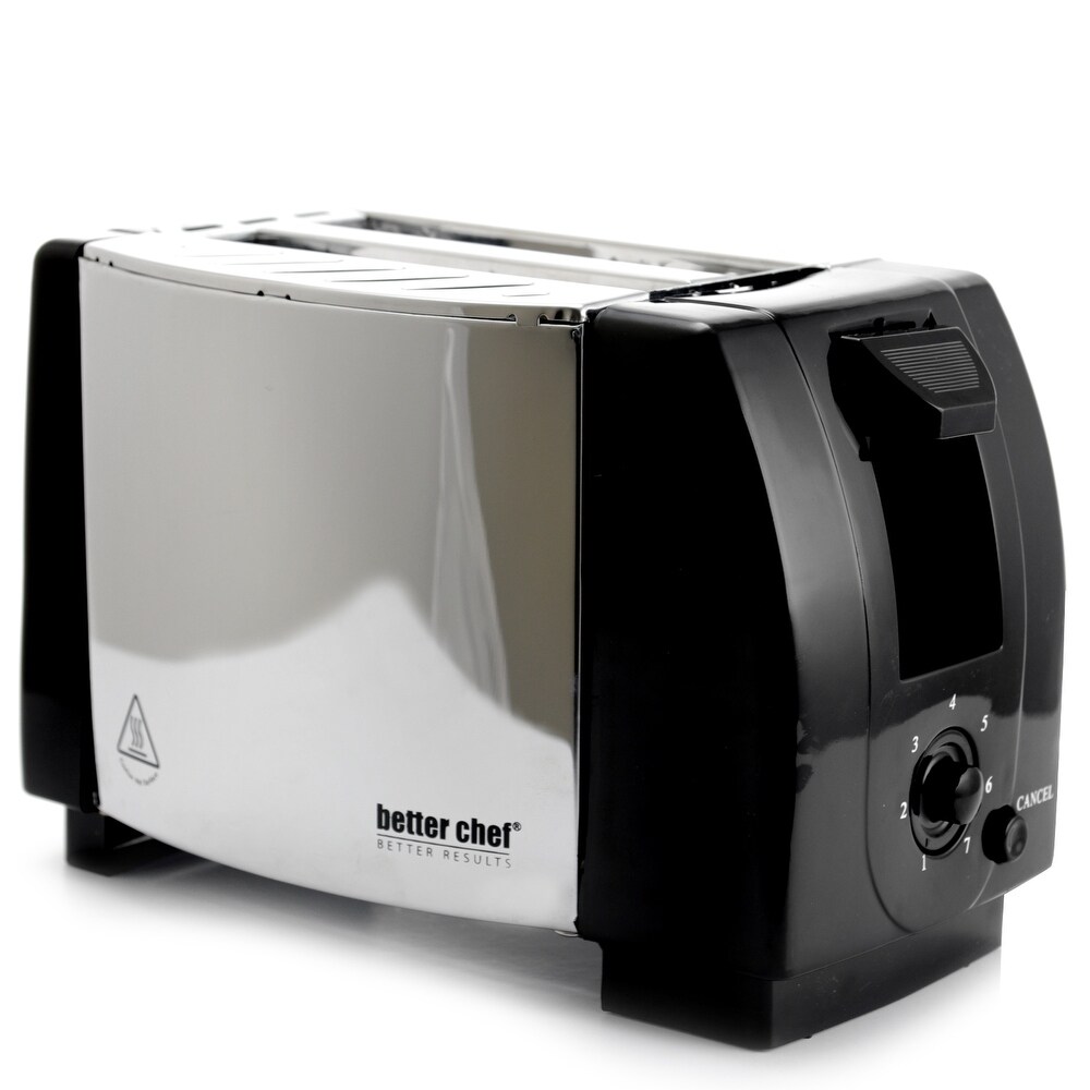 Better Chef Two Slice Toaster Stainless Steel