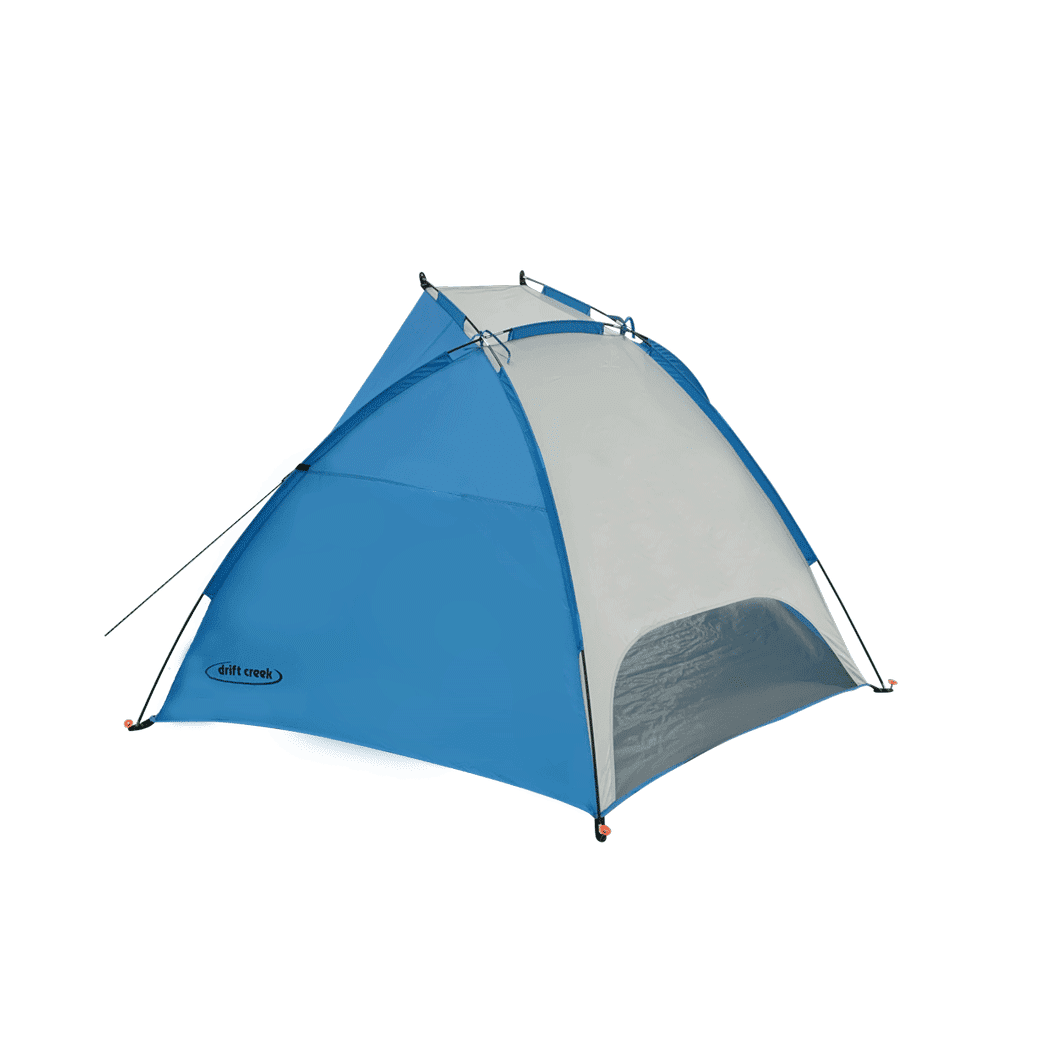 Drift Creek Outdoor Canopy Beach Shelter Sun Shade Tent with Carry Bag， Blue