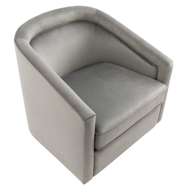 WOVENBYRD Classic Barrel Swivel Chair