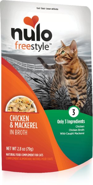 Nulo FreeStyle Chicken and Mackerel in Broth Cat Food Topper