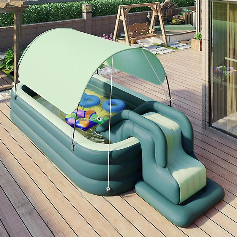 Inflatable Water Slide Park For Kids Wtih Splash Pool，blow Up Water Slides For Backyard Outdoor Fun Summer Water Toys For Party Birthday Gift