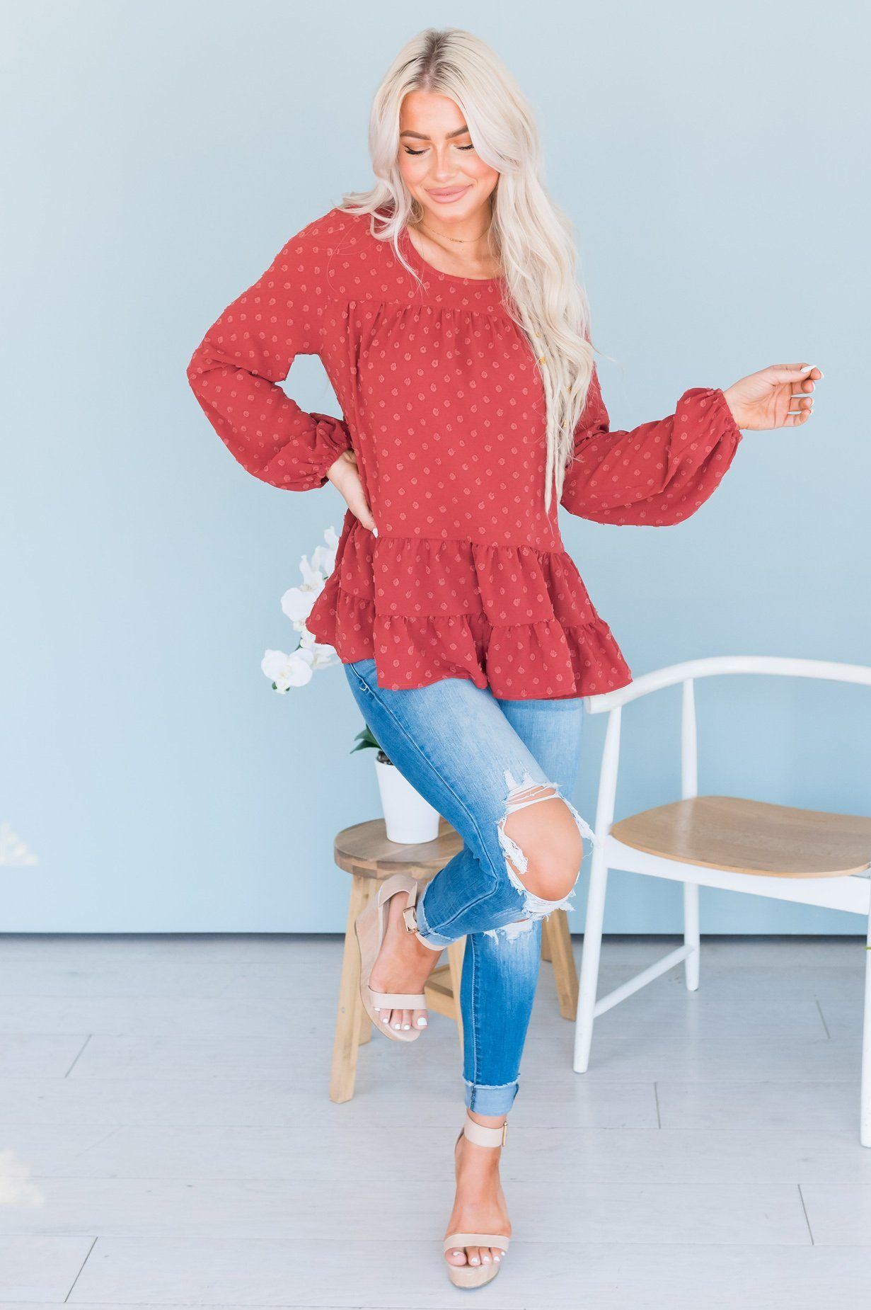 Sweet Glamour Modest Blouse