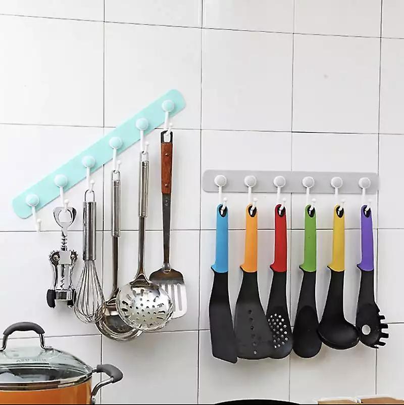 Kitchen Household Tools Strong Hooks Kitchen Utensils Bathroom Towels Clothes Cute Simple Creative Rotatable 360 Degree Hooks