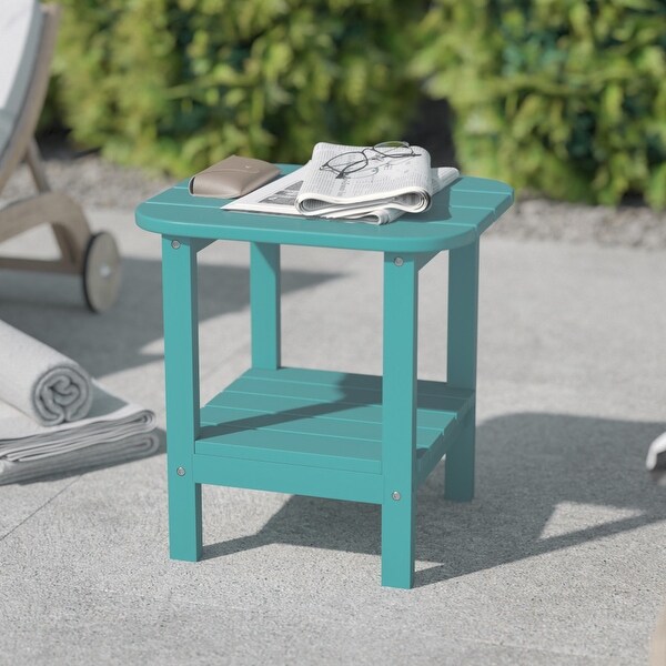 Commercial Grade AllWeather Adirondack Style Patio Side Table