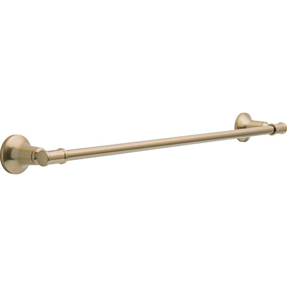 Delta Chamberlain 24 in. Wall Mount Towel Bar in Champagne Bronze CML24-CZ