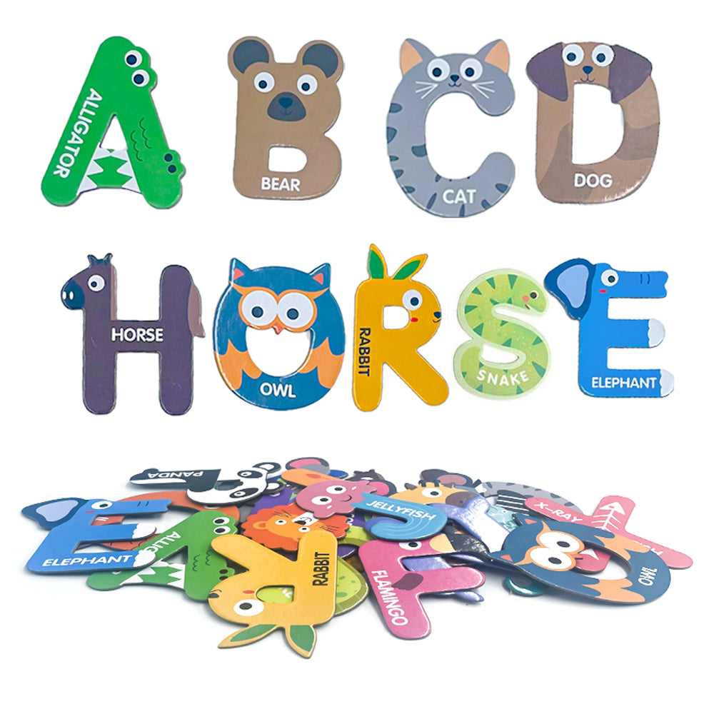 Magnetic Letters， Educational Learning Toys， Preschool Alphabet Toys for Toddler 3 4 5 6 7 Years Old