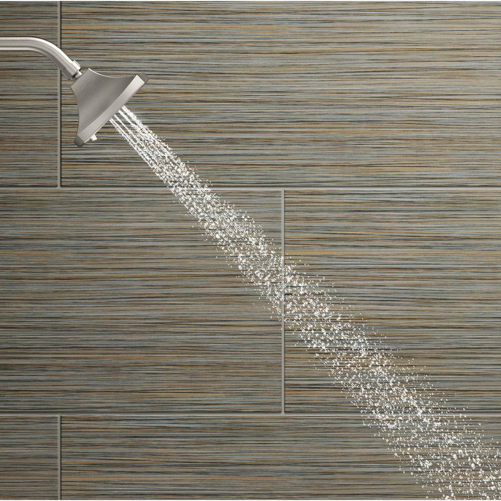 KOHLER Rubicon Single-Handle 3-Spray Wall-Mount Tub and Shower Faucet in Brushed Nickel (Valve Included) R76217-4E-BN