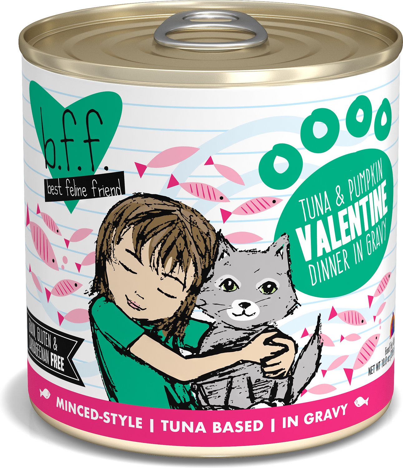 Weruva Cat Bff Originals Tuna and Pumpkin Valentine Dinner In Gravy Wet