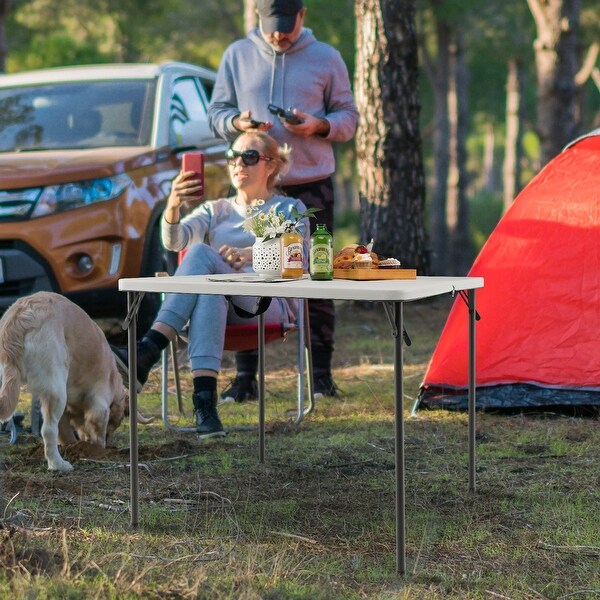 Folding Camping Table Portable HDPE Outdoor Picnic Dining Table