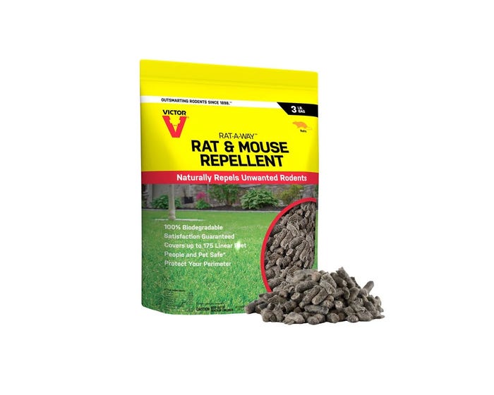 Victor® Rat-A-Way™ Rat  Mouse Repellent， 3 lb Bag - M807