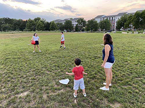 JumpOff Jo Kickball Set - Includes Large, Oversized Kickball, Bases, Ball Pump & 2 Needles