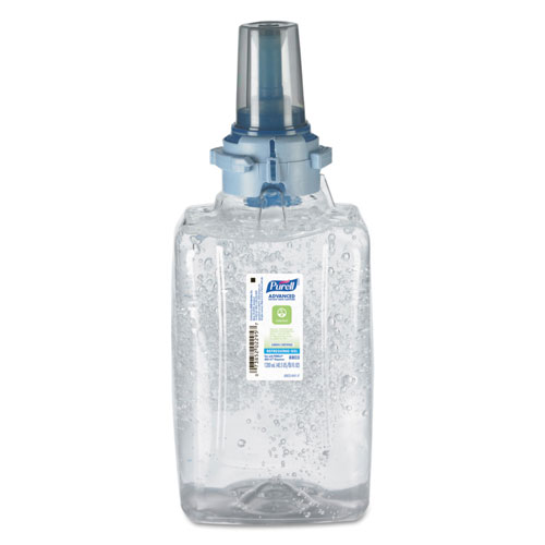 Gojo Purell Advanced Hand Sanitizer Green Certified Gel Refill | 1200 ml， Fragrance-Free | GOJ880303