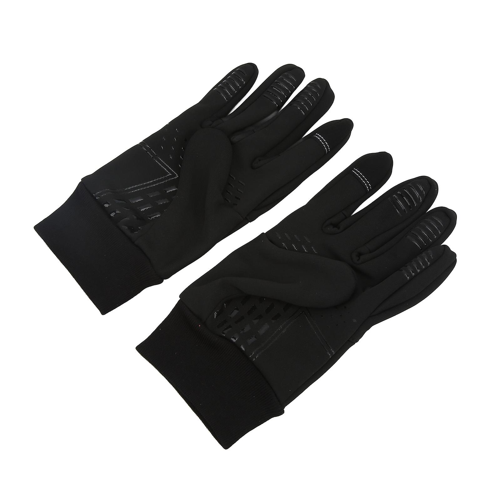 Winter Outdoor Touch Screen All Finger Gloves Antislip Windproof Fleece Warm Sports Glovesl