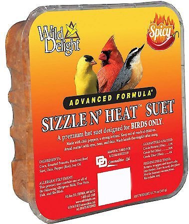 Wild Delight Sizzle N’ Heat Suet Wild Bird Food