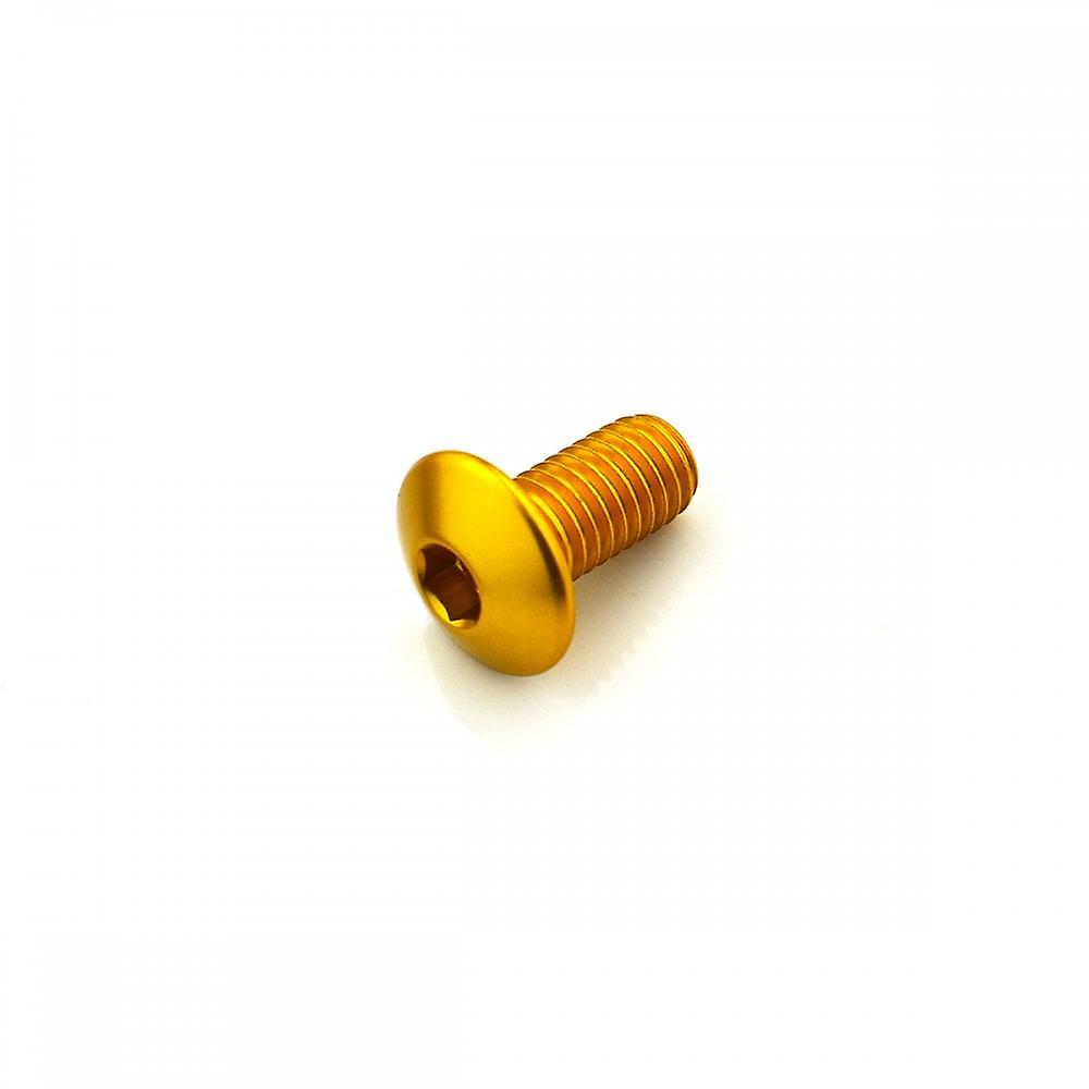 Racebolt Aluminium Dome Head Bolt M8 X 1.25mm X 16mm - Gold