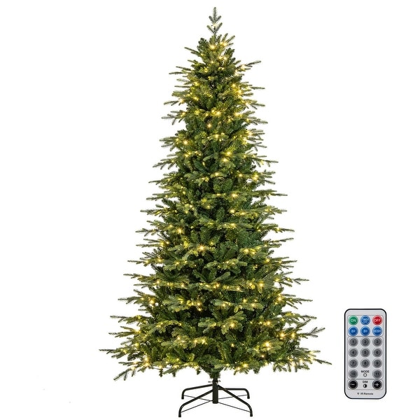 Costway 6/7.5/9 FT Artificial Christmas Tree with 714/1162/1770 Branch