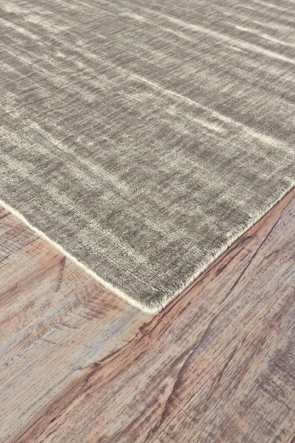 Nantes Hand Woven Silver Gray Rug by BD Fine