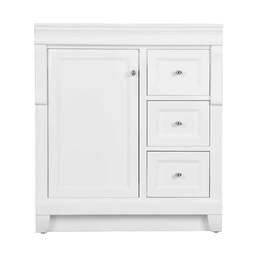 Home Decorators Collection Naples 30 in W x 2175 in D Bath Vanity Cabinet in White