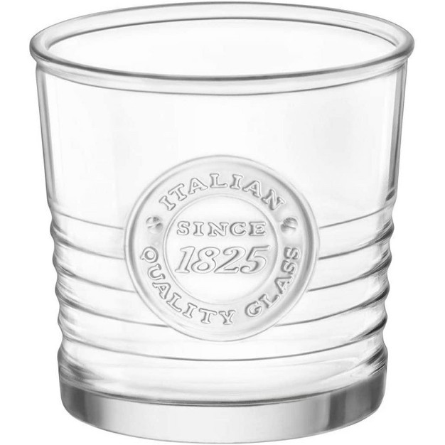 Bormioli Rocco Officina1825 Dof Drinking Glass 4 piece 10 Oz Clear