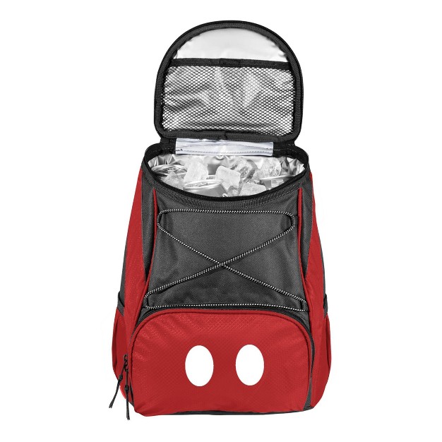 Picnic Time Disney Mickey Mouse Ptx 13 8qt Backpack Cooler Red