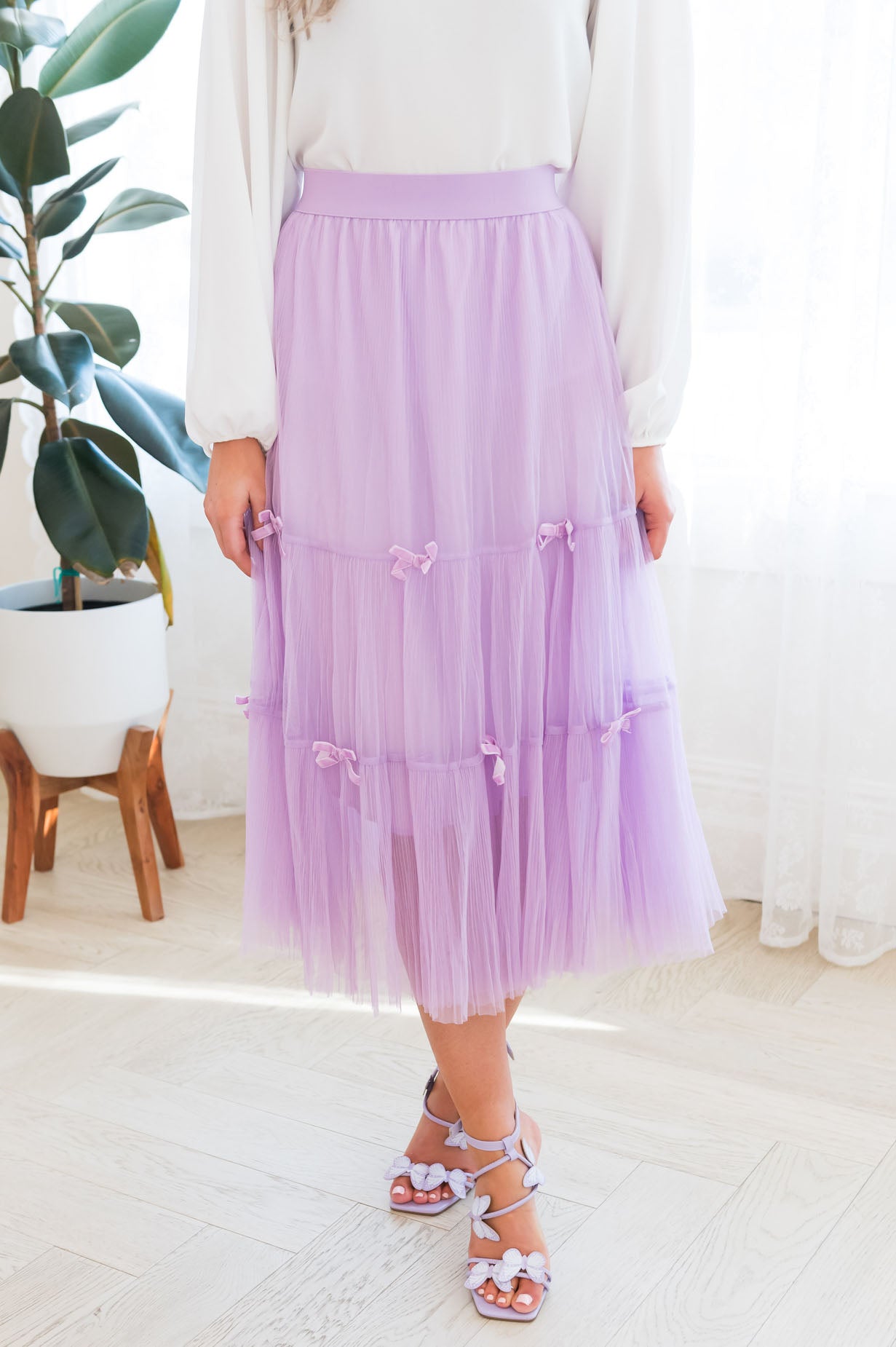 Beautiful Bows Modest Tulle Skirt