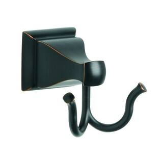 Glacier Bay Milner Double Robe Hook in Bronze 20120-2227H2