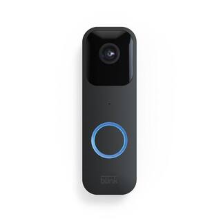 Blink Battery or Wired - Smart Wi-Fi HD Video Doorbell Camera in Black B08SG2MS3V