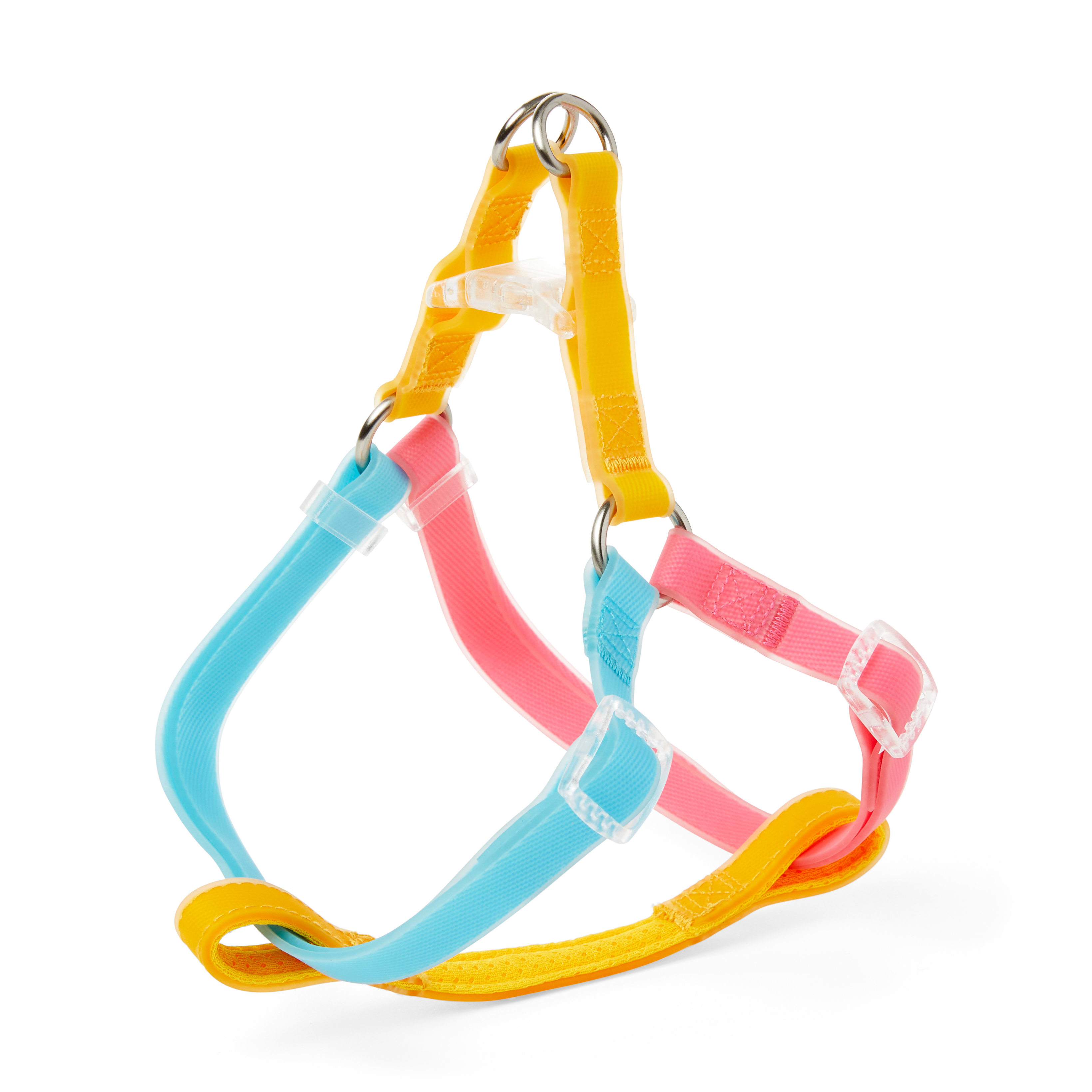 YOULY The Extrovert Water-Resistant Colorblocked Dog Harness， Small