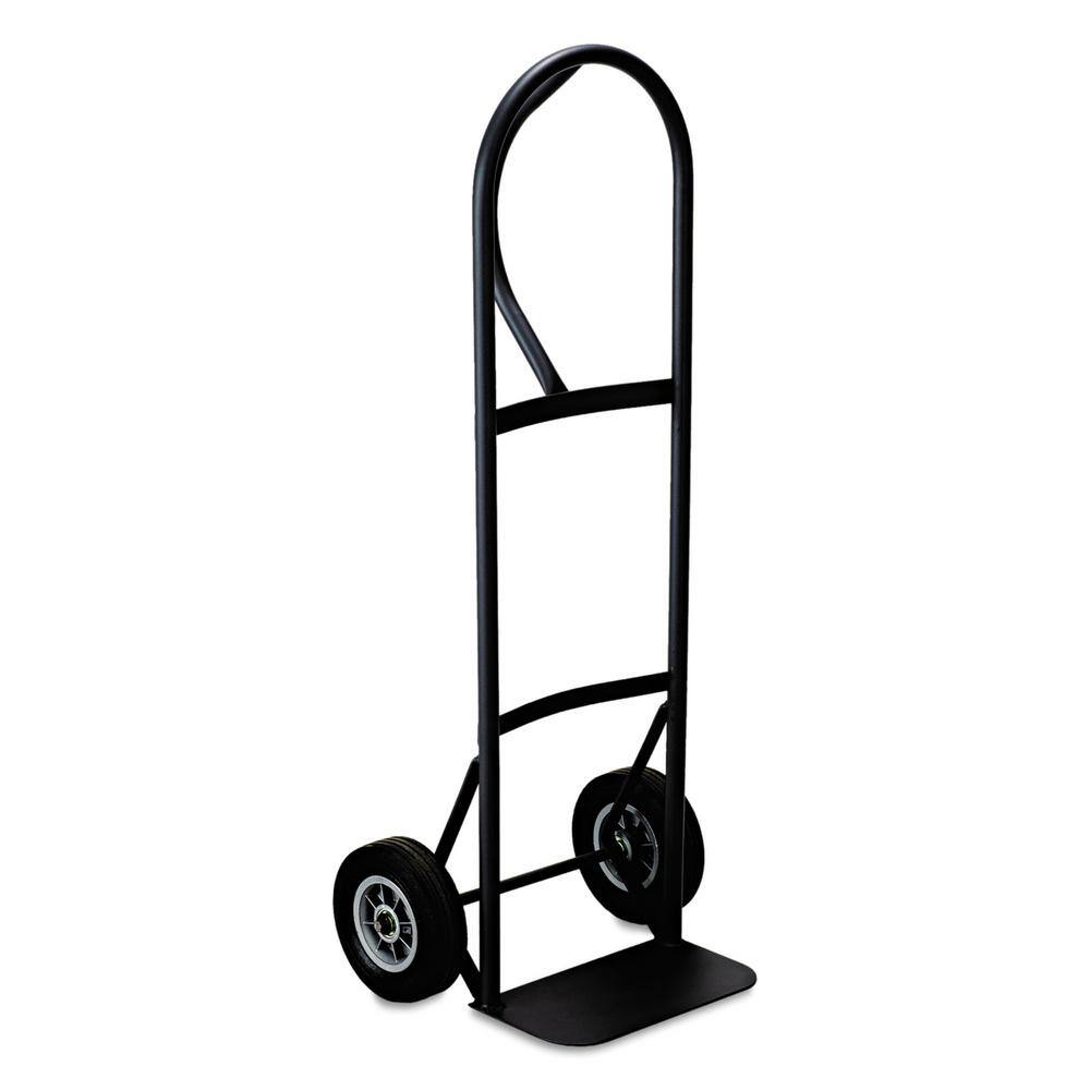 Safco 16 in. x 16.25 in. x 51.5 in. 400 lbs. Capacity Tuff Truck Economy Truck in Black Enamel SAF4071