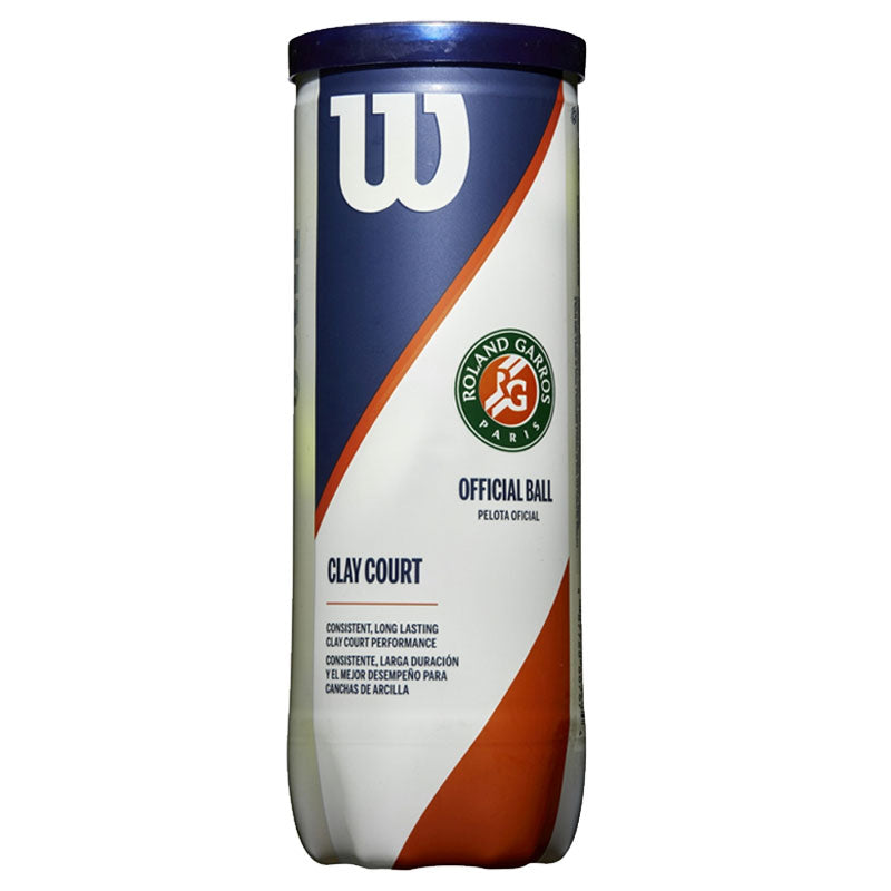 Wilson Roland Garros Har Tru Clay Tennis Ball Single Can