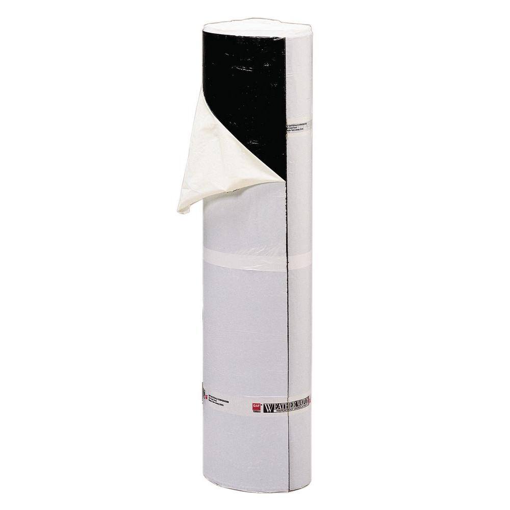 GAF WeatherWatch 200 sq. ft. Mineral-Surfaced Peel and Stick Roof Leak Barrier Roll 0914000