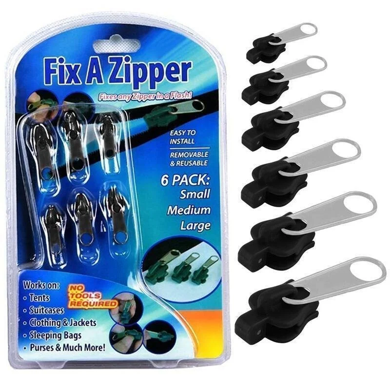 FIX ZIP PULLER (6 PIECES)