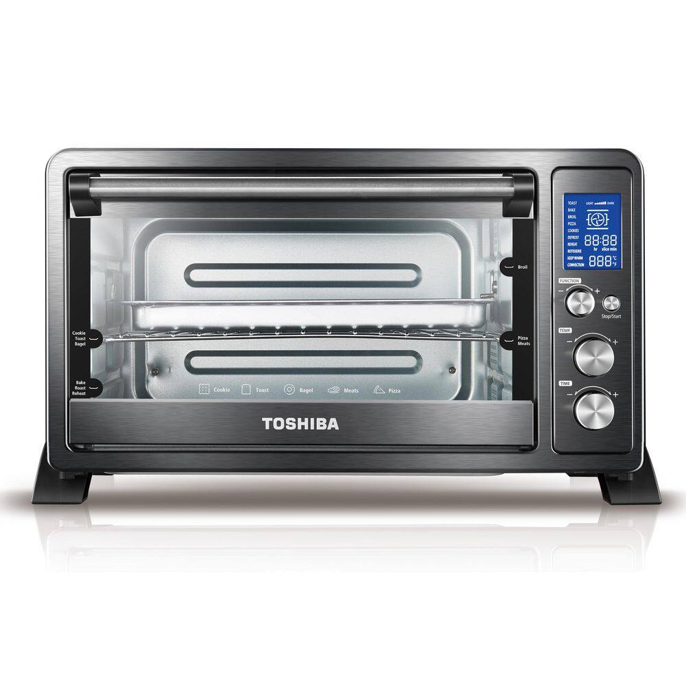 Toshiba Digital Convection Toaster Oven Black Stainless TLAC25CZST