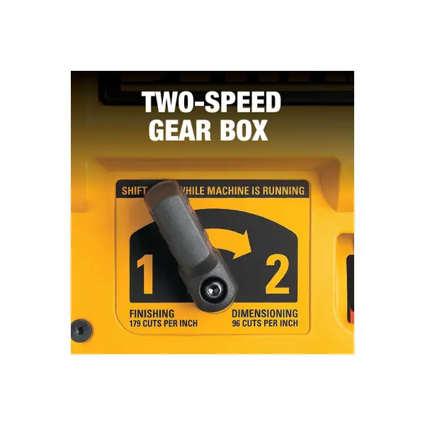 DEWALT 13 2 Speed 3-Knife Thickness Planer