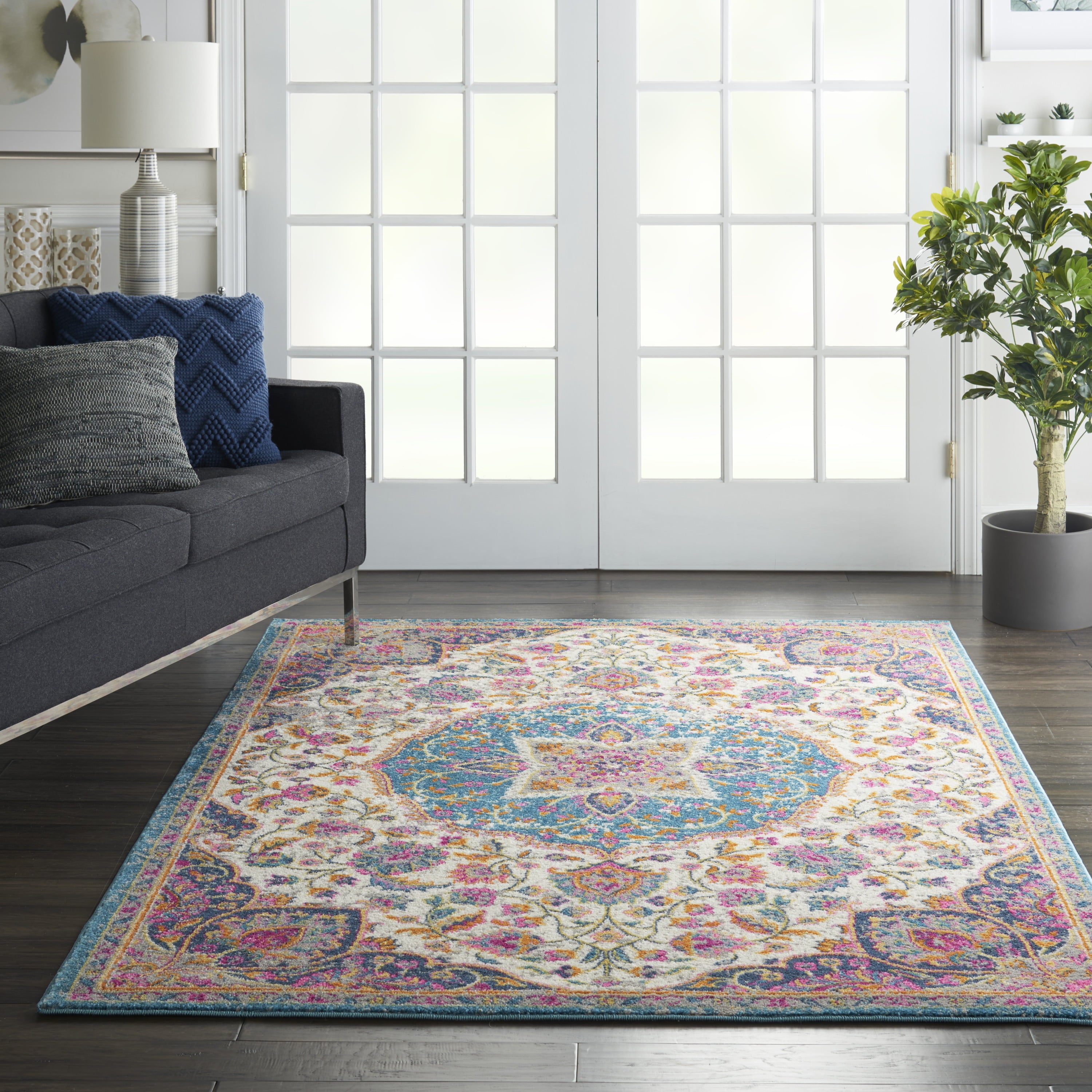 Nourison Passion Persian Ivory/Multi 5'3