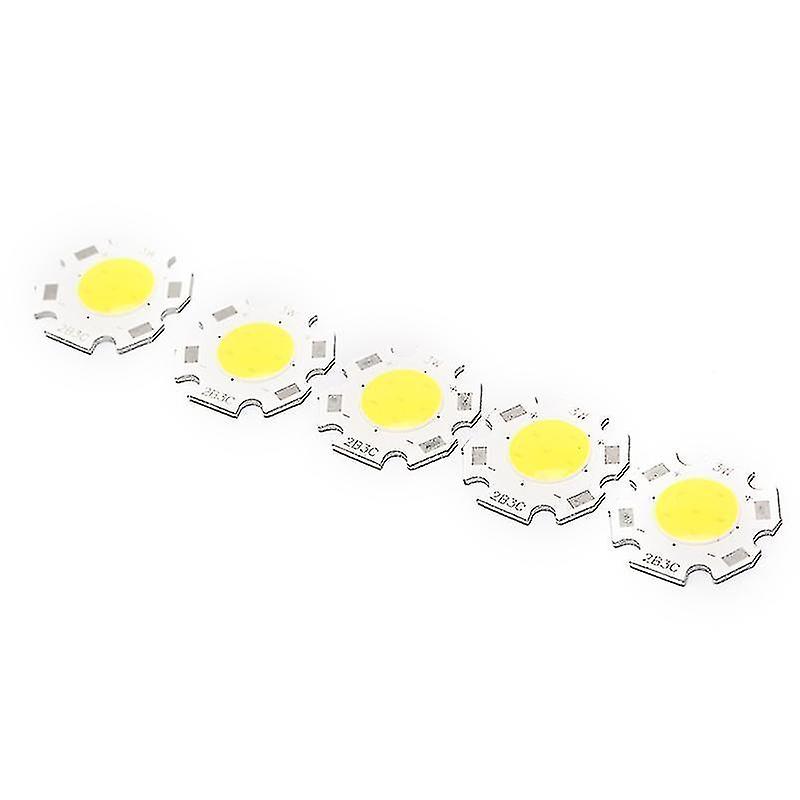 5pcs 3w Cob Led Chips Led Strip Bar Light Bulb Lamp Flood Light Dc9-10v